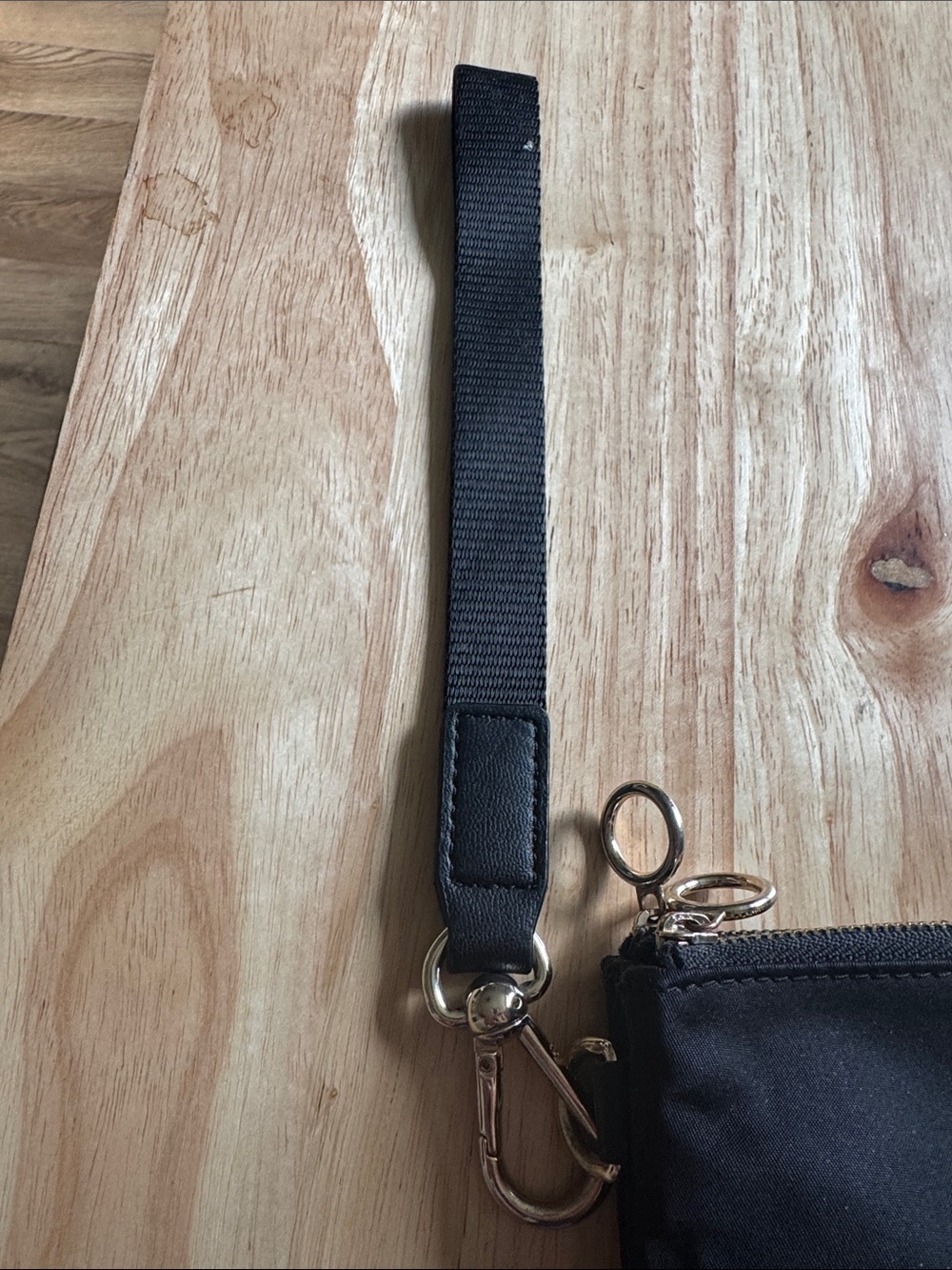 Lululemon Black Wristlet Clutch with Silver Logo Accent - Picture 11 of 12